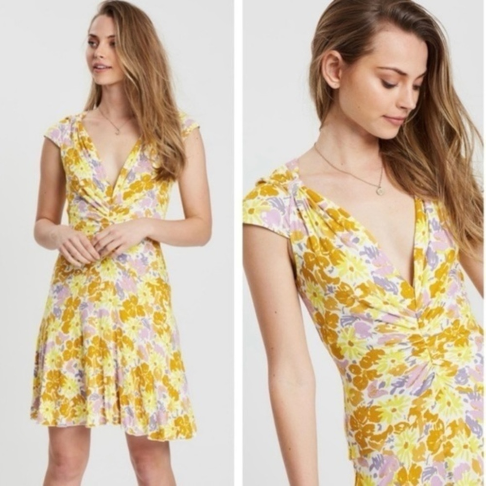 Free People Key To Your Heart Mini Dress XS